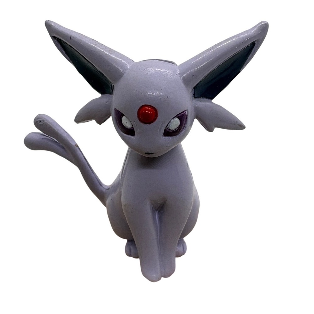 Vintage Pokemon Tomy Espeon Mini Figure Purple Psychic Type Nintendo Toy